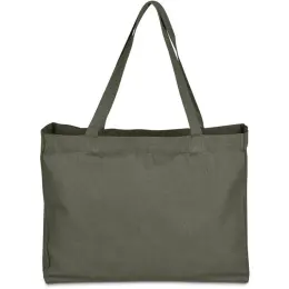Okiyo Subarashi Recycled Canvas Tote - Military Green Unbranded